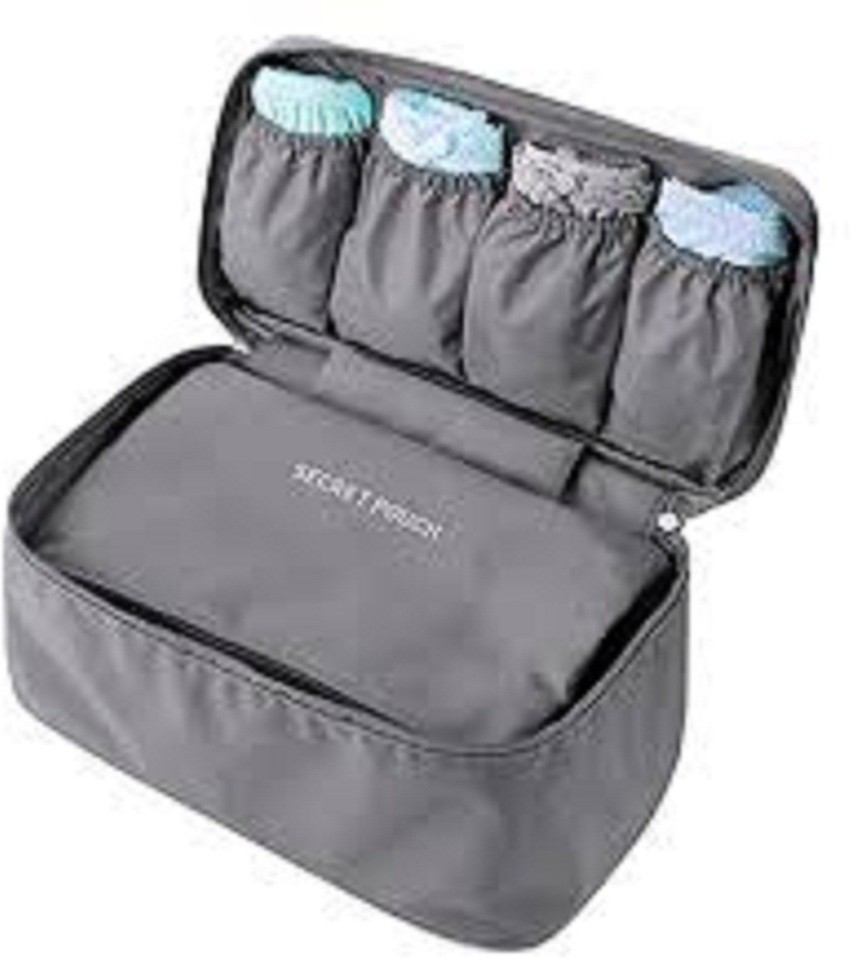 Lingerie Pouch Travel Organizer Bra Underwear Makeup Bag Luggage