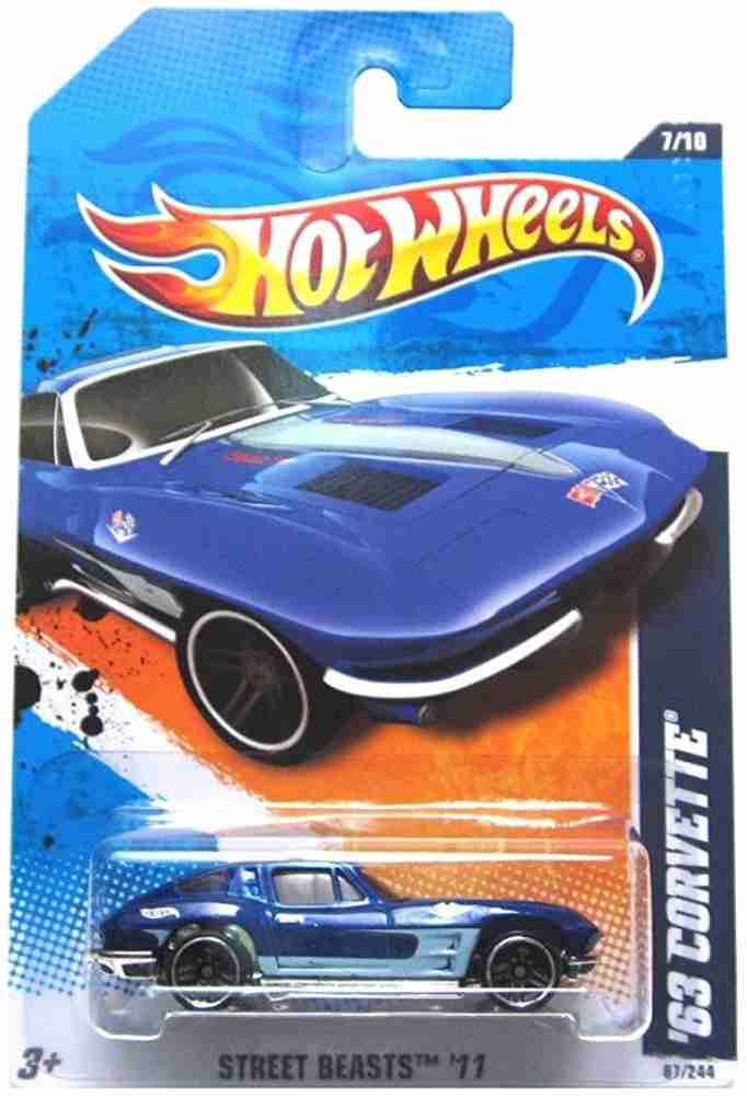 HOT WHEELS 63 Corvette Blue 63 Corvette Blue . Buy Street Beasts