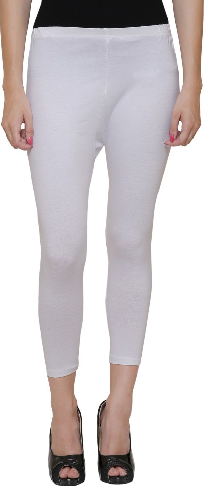 Buy online Pack Of 2 Solid Leggings Capri from Capris & Leggings for Women  by Gracit for ₹599 at 66% off