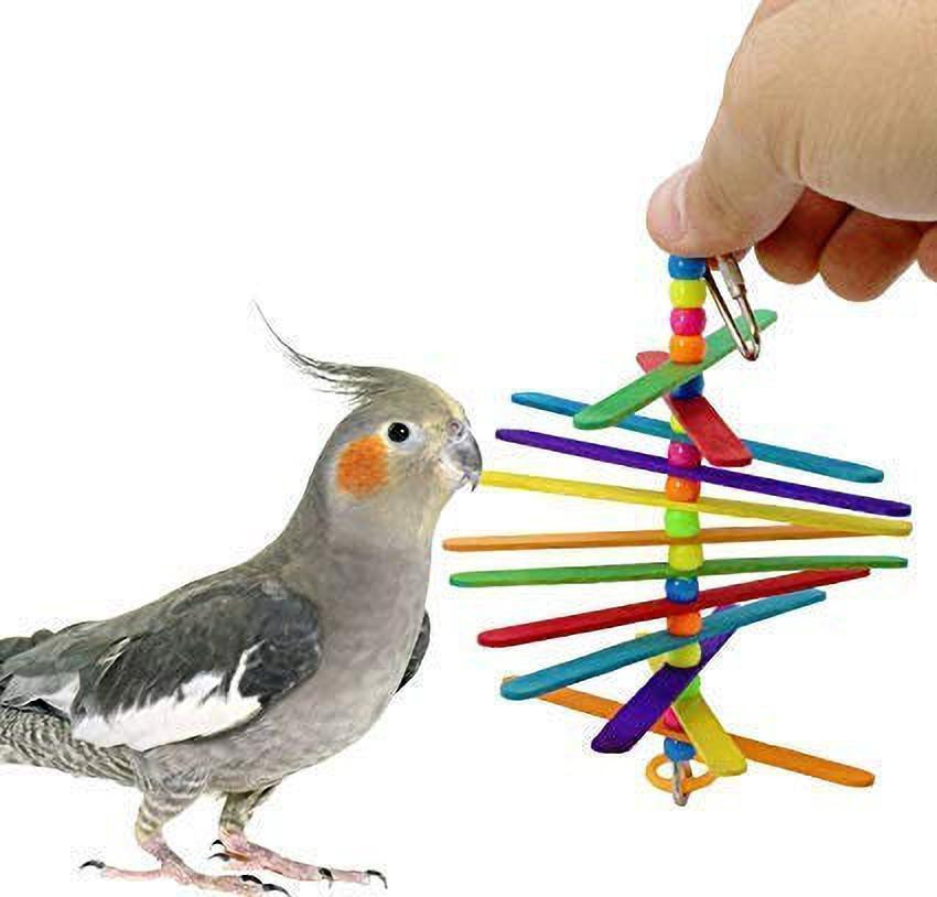 Sage Square Natural Wood Sticks Hanging Toy Cage Accessories for Cockatiel Lovebird Budgerigar Canary Budgeri Birds Wooden Stick For Bird Price in India Buy Sage Square Natural Wood Sticks Hanging Toy