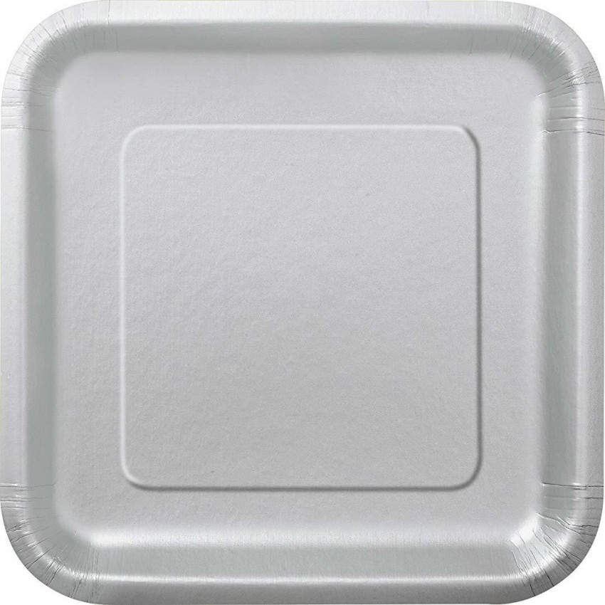 Square paper outlet dinner plates