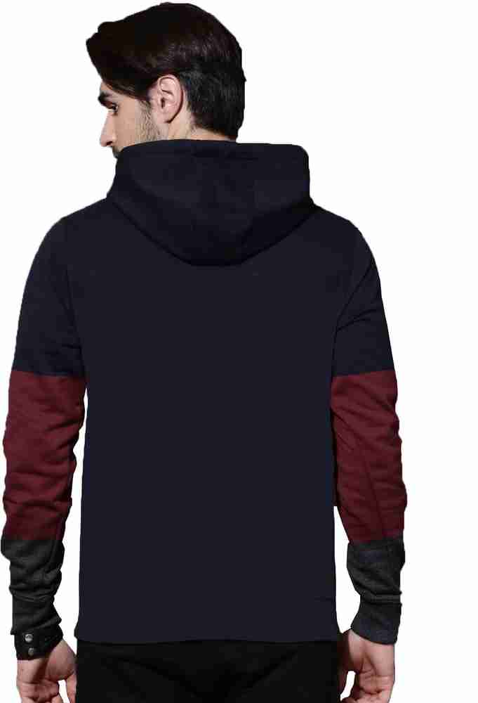 Veirdo maroon outlet hooded sweater