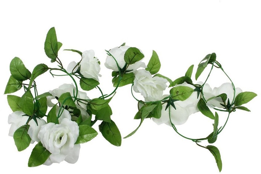 Wholesale Artificial Rose Vine Flowers with Green Leaves Silk Rose
