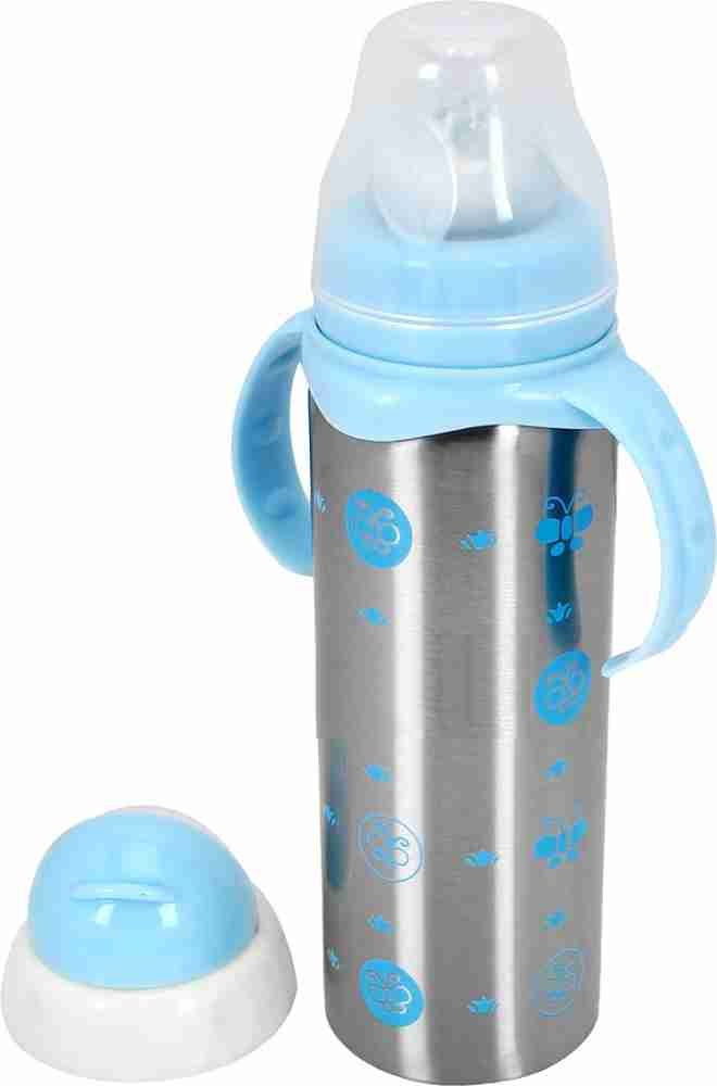 Stainless Steel 304 Grade New Born Baby Feeding Bottle 250ml for Milk for  Gift