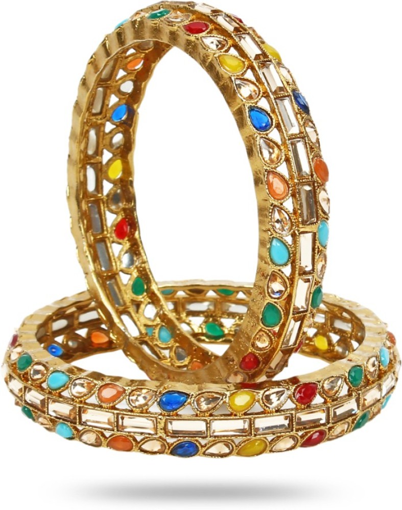 Youbella gold clearance plated bangles