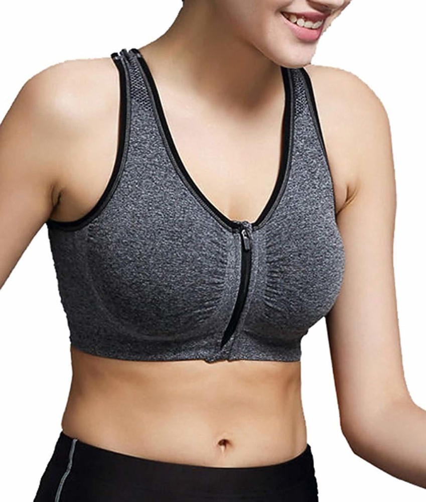 3SIX5 yora Women and Girls padded sports bra comes with seamless cup giving  complete support for indoor and outdoor sports. It comes with removable pad  and looks gives a stunning look with