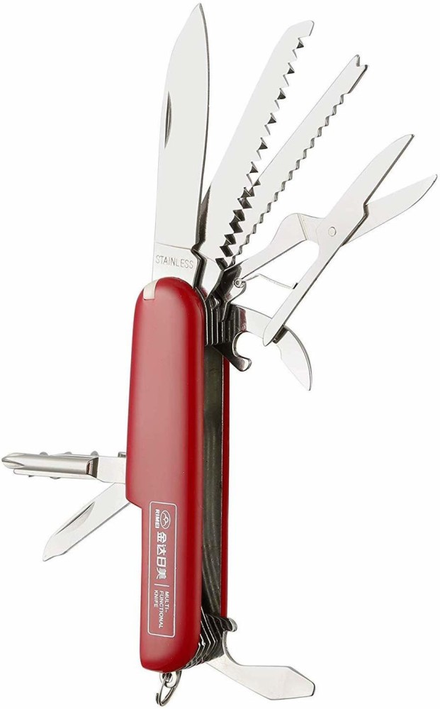 Right Products Stainless Steel Multi-Function Knife Tool kit Swiss Army  Knife Outdoor Folding Knife Multi-utility Knife - Price in India, Reviews,  Ratings & Specifications