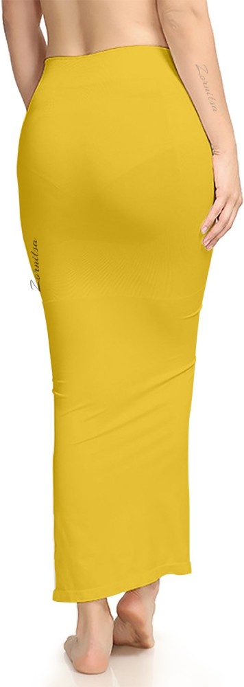 Zornitsa FK-ZR-SS-Yellow Polyester Petticoat Price in India - Buy