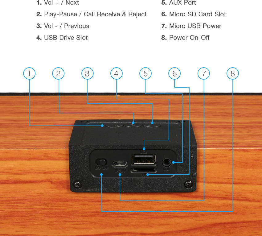 Xech bluetooth speaker sales wooden