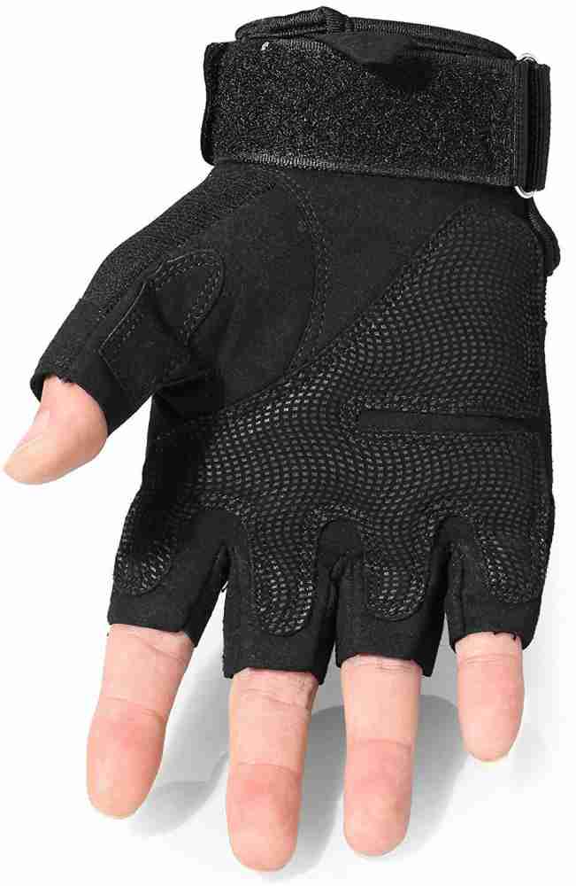 zaysoo Fingerless Gloves for Motorcycle Riding Gloves - Buy zaysoo