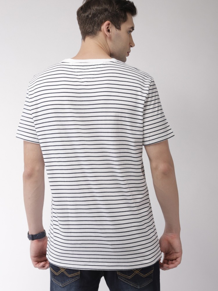 Signature stripe tee tommy hilfiger online