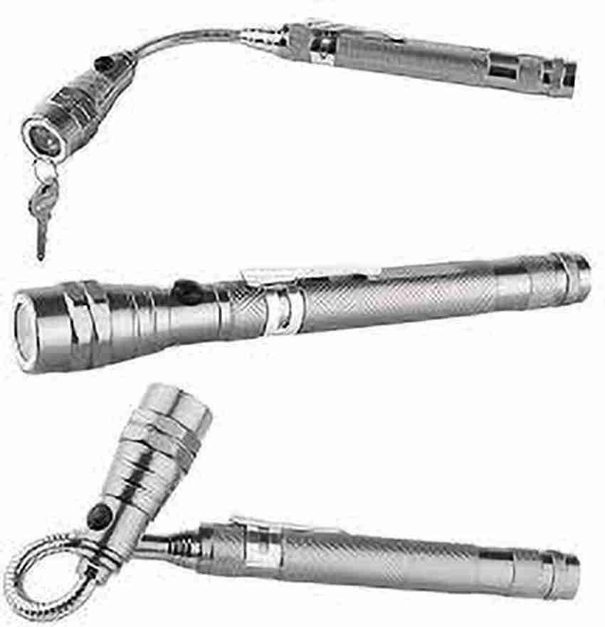 Gold Bourne Flexible Torch Flashlight with Telescopic Magnetic