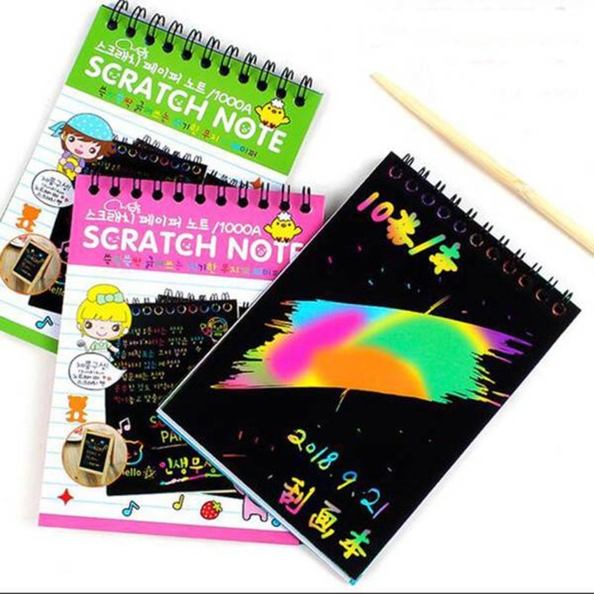 Art Bundle Kids Sketch Scratch Paper Note Drawing Book-Set of 20 ( 6 X 4  INCH) - Kids Sketch Scratch Paper Note Drawing Book-Set of 20 ( 6 X 4 INCH)  .