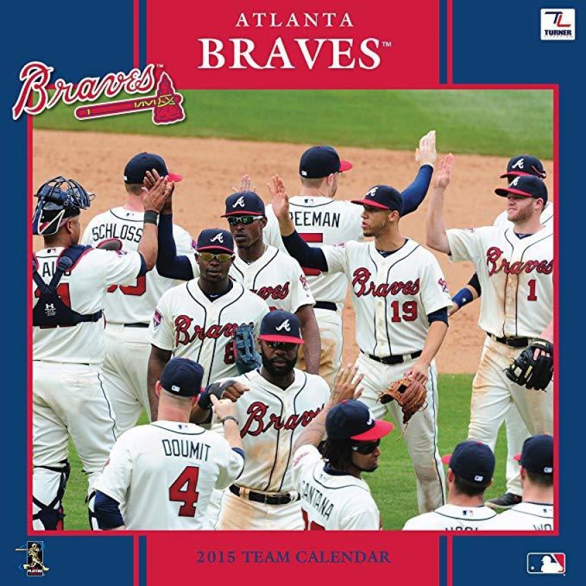  Atlanta Braves 2023 12x12 Team Wall Calendar : Office