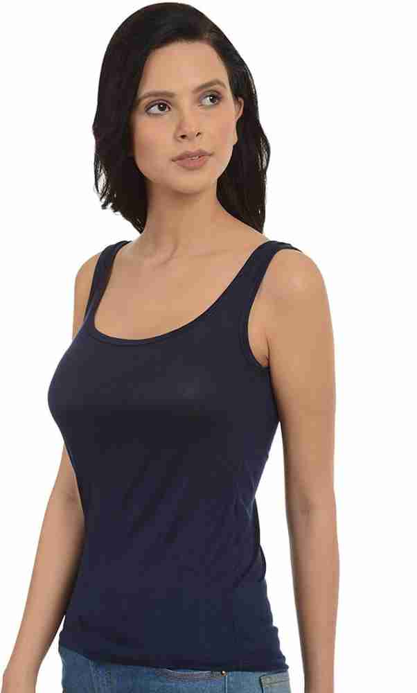 Buy Mod & Shy Pack of 2 Women Solid Camisole - Multi-Color online