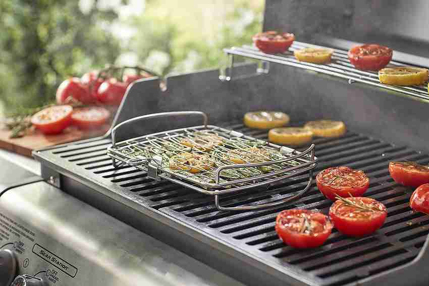 How to grill brussel sprouts in a basket