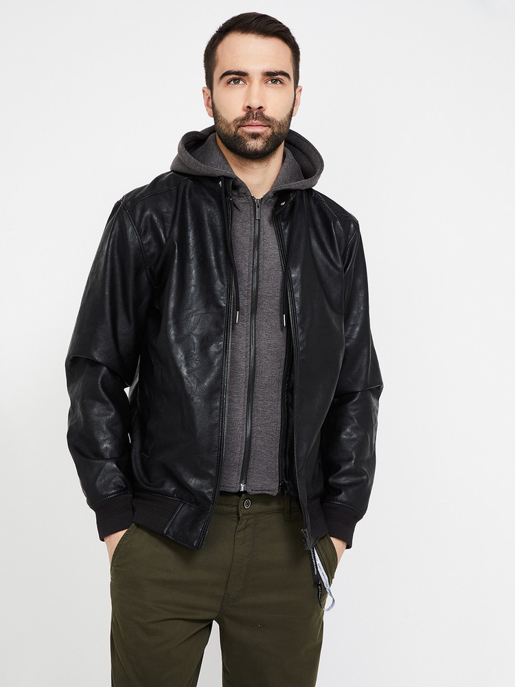 Bossini leather jacket sale