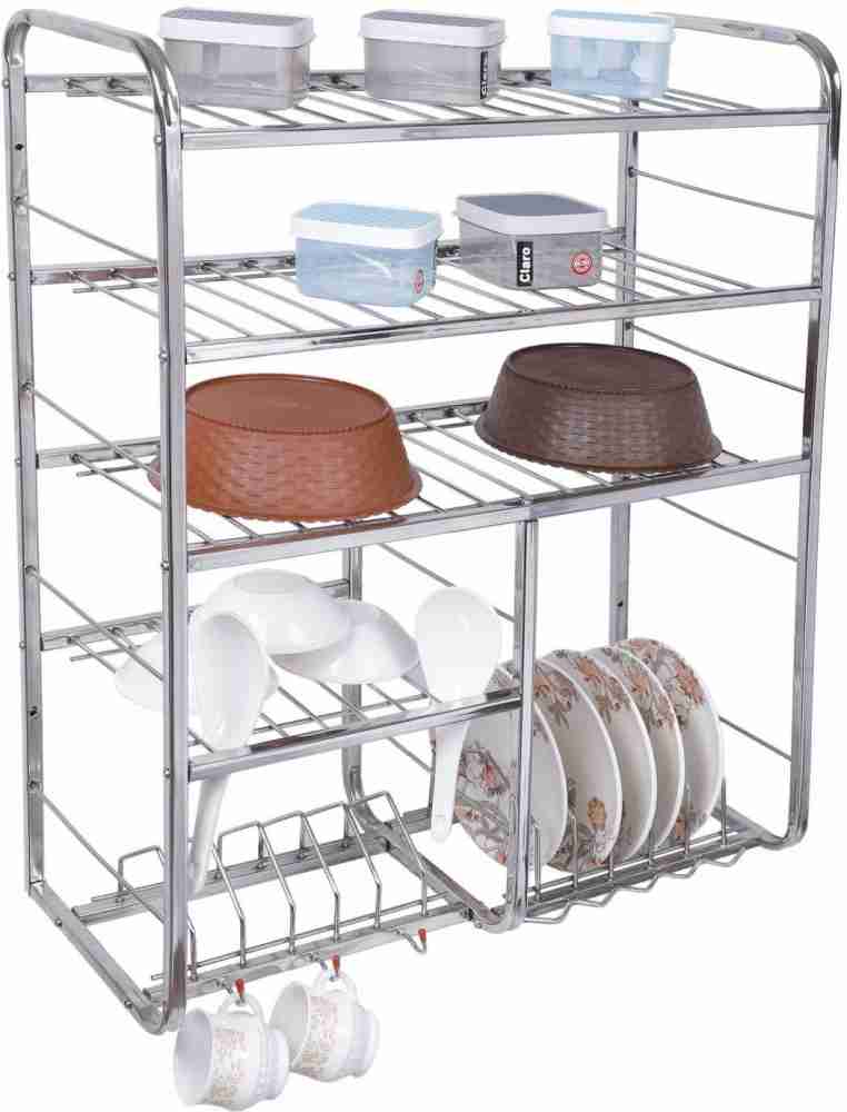 Brand Bucket Utensil Kitchen Rack Steel Price in India - Buy Brand Bucket  Utensil Kitchen Rack Steel online at