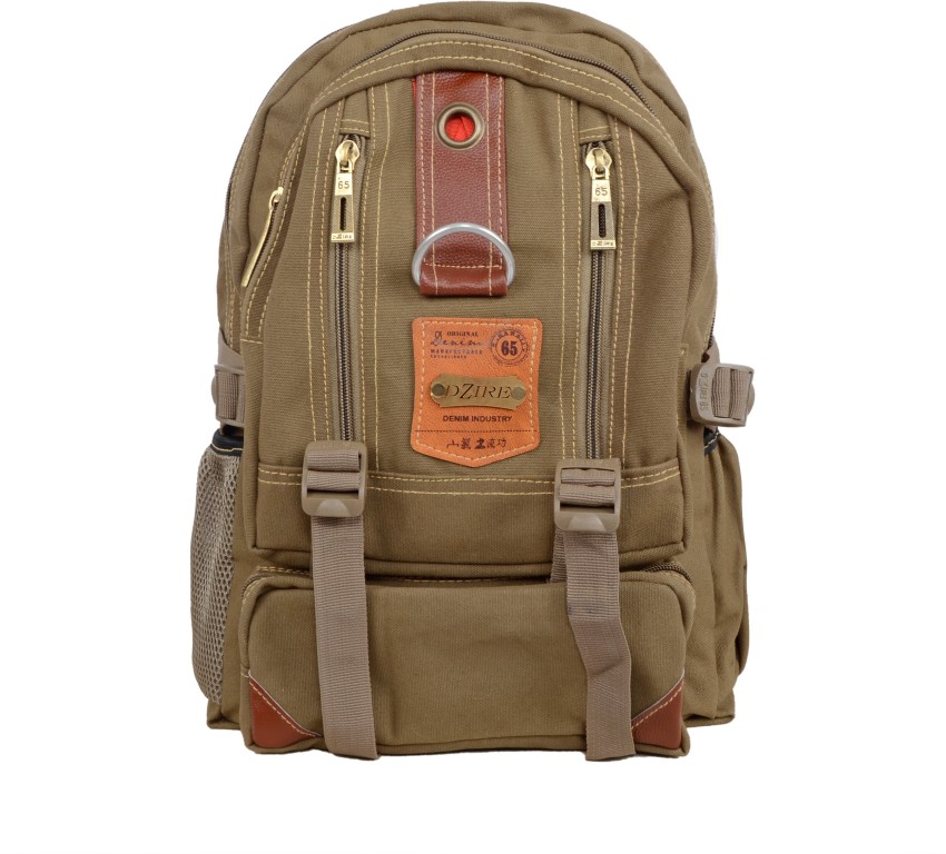 DZIRE Casual Denim Jeans School Bag For Men Women Cargo 36L Laptop bag. 36 L Backpack Beige Price in India Flipkart