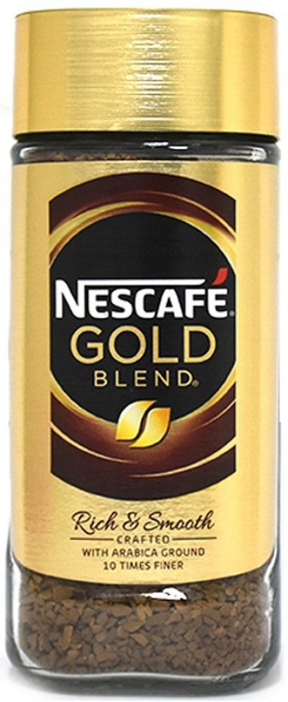 NESCAFE Gold Espresso Instant Coffee, Smooth Arabica Blend, 100g Jar, 2 Pack