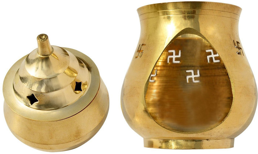 Craftsells Kapoor Camphor lamp Brass Table Diya Price in India Buy Craftsells Kapoor Camphor lamp Brass Table Diya online at Flipkart
