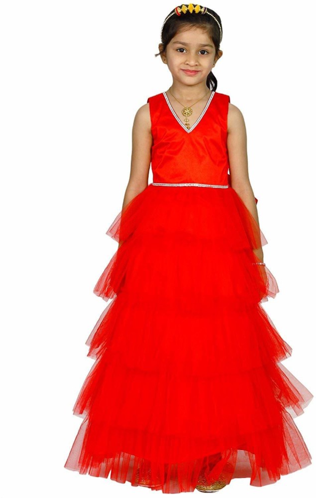 CINDERELLA THE CREATIONS FACTORY Girls Maxi Full Length Party Dress Price in India Buy CINDERELLA THE CREATIONS FACTORY Girls Maxi Full Length Party Dress online at Flipkart