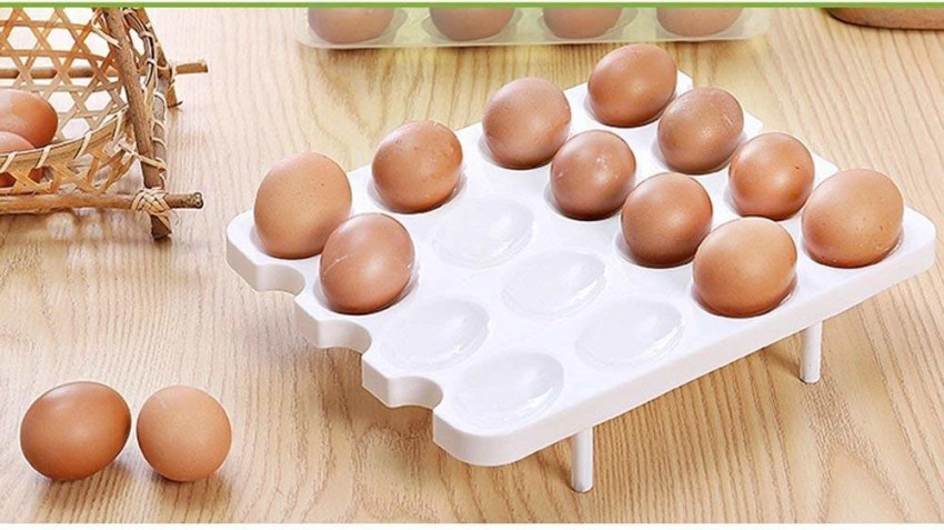 Buy D DHANVI ENTERPRISE Plastic Double Layer 32 Grid Egg Tray Box