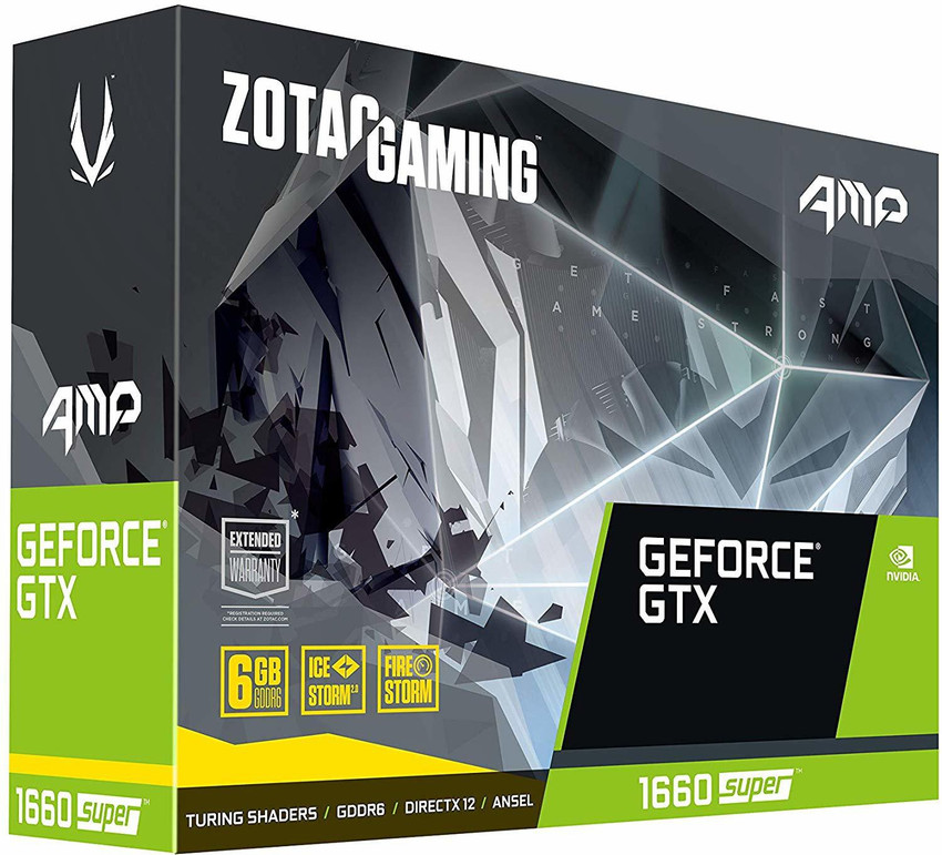 ZOTAC NVIDIA GAMING GeForce GTX 1660 SUPER AMP 6 GB GDDR6 Graphics
