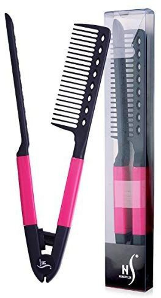 Flat ironing comb outlet