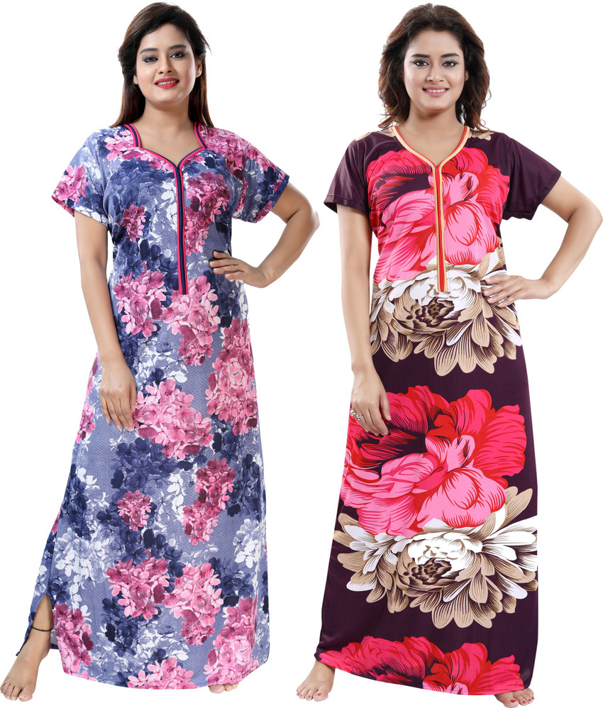SHOPPING STATION Women Nighty Buy SHOPPING STATION Women Nighty