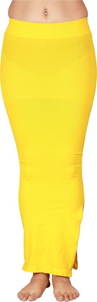 Buy Saree Shapewear Petticoat with Drawstring in Yellow Online India, Best  Prices, COD - Clovia - SW0048P07