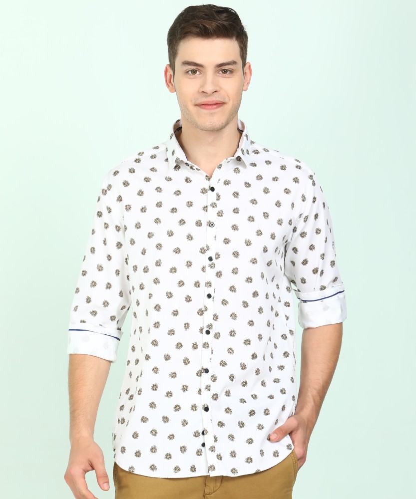 Buy Van Heusen Men White Solid Slim Fit Casual Shirt Online at Low Prices  in India 