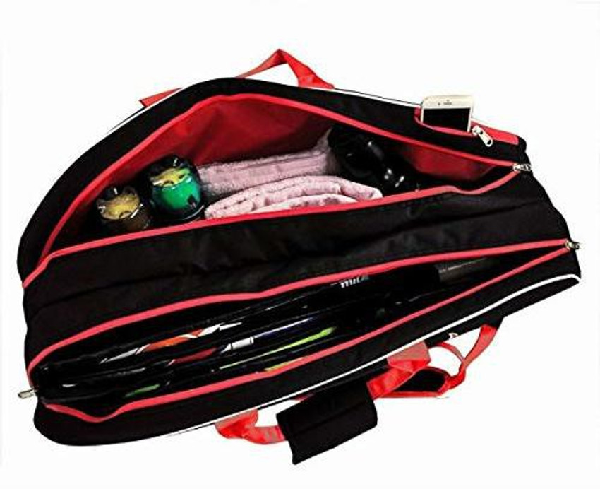 Prokick Double Zipper Badminton Kit Bag with Shoe Compartment Black Red Buy Prokick Double Zipper Badminton Kit Bag with Shoe Compartment Black Red Online at Best Prices in India Badminton Flipkart ...