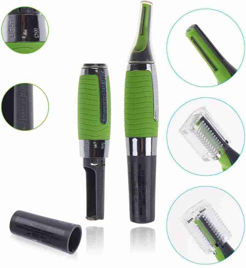 Ravenclaw Micro Touch All In One Personal Ear Nose Neck Eyebrow Hair Trimmer 2 In 1 Hair Trimmer Kit For Men And Women Trimmer 10 min Runtime 10
