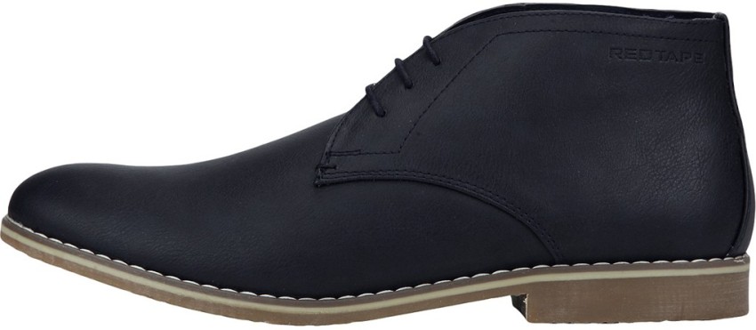 Red tape men's 2024 leather chukka boots