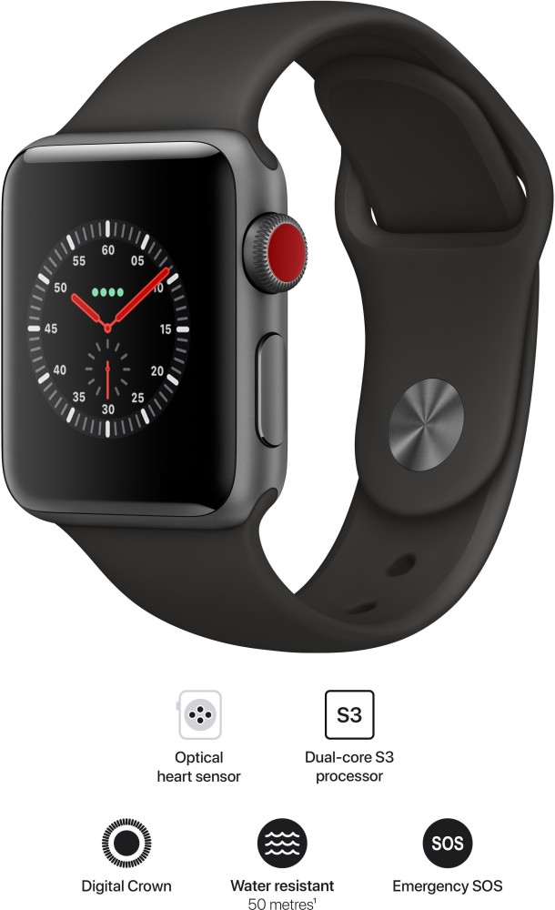 大人気在庫【新品未使用　未開封】アップルウォッチSE/GPSスペースグレー/MKQ13JA Apple Watch本体
