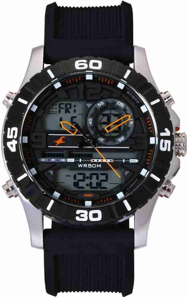 Analog plus digital outlet watches