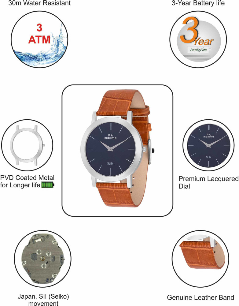 Maxima slim watch price best sale