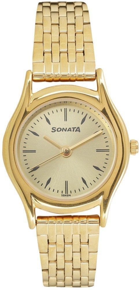 SONATA NL87021YL01W Sonata Essential Analog Watch - For Women - Buy SONATA  NL87021YL01W Sonata Essential Analog Watch - For Women NL87021YL01W Online  at Best Prices in India