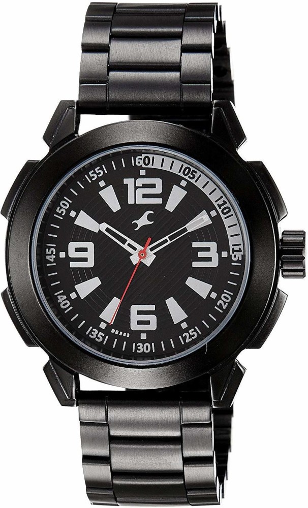 Fastrack watch outlet in black chain