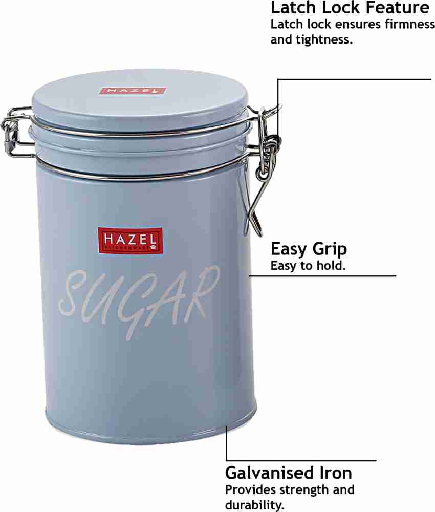 HAZEL Iron Tea Coffee & Sugar Container - 1110 ml Price in India - Buy  HAZEL Iron Tea Coffee & Sugar Container - 1110 ml online at