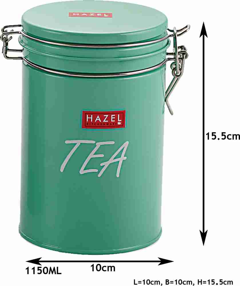 HAZEL Iron Tea Coffee & Sugar Container - 1110 ml Price in India - Buy  HAZEL Iron Tea Coffee & Sugar Container - 1110 ml online at