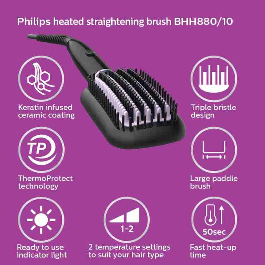 Hair straightener 2025 brush philips flipkart