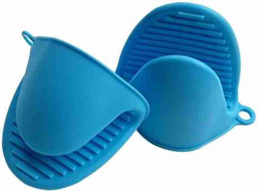 2 Pack Oven Mitt Silicone Pan Pot Holder Heat Resistant Gloves