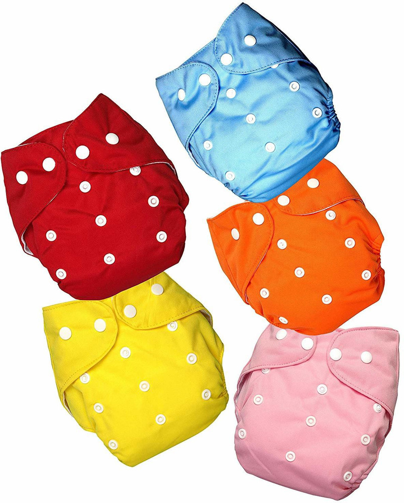 Larva Newborn Baby Reusable Cloth Diapers Washable Adjustable