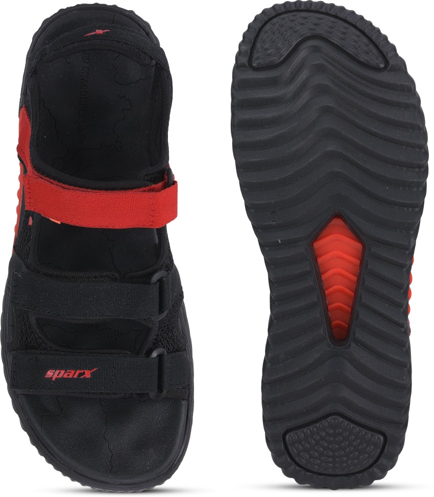 Sparx SS 509 Men Black Red Sandals Buy Sparx SS 509 Men Black