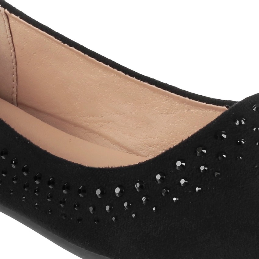 Buy Black Flat Shoes for Women by Mochi Online
