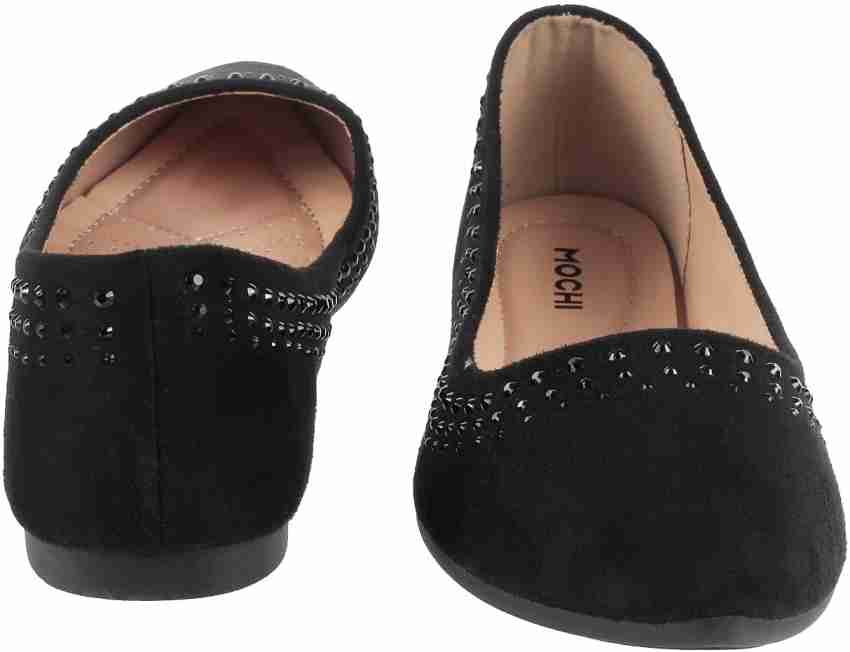 Buy Black Flat Shoes for Women by Mochi Online