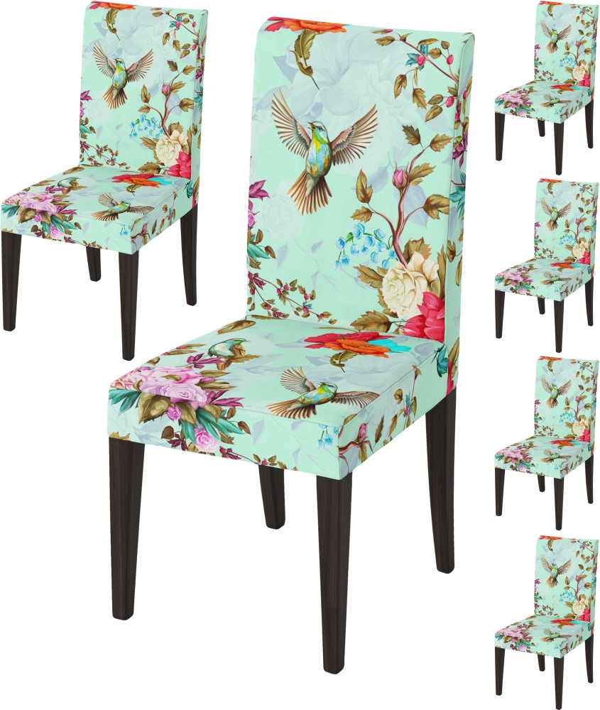 DECORIAN Polycotton Floral Chair Cover Price in India Buy