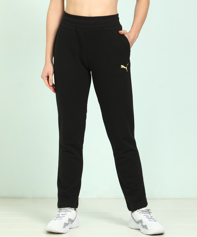 Puma solid women's track pants on sale